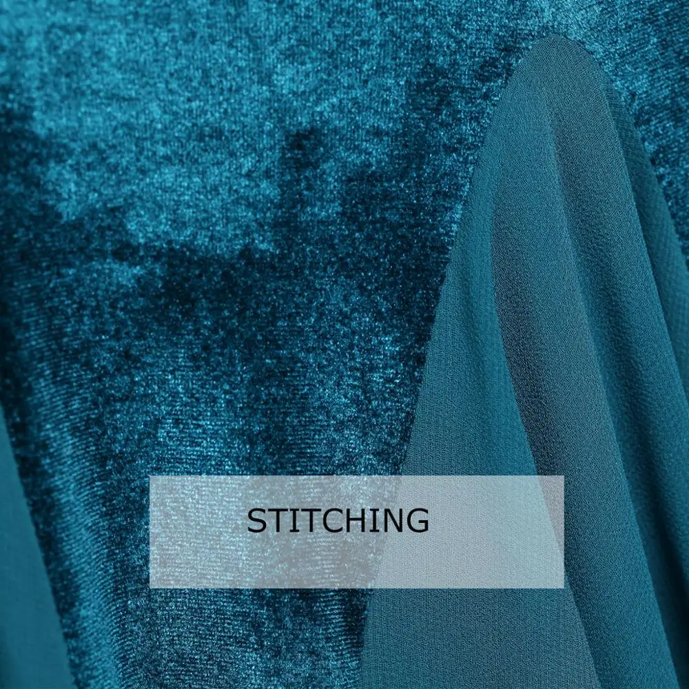 YF-MY750 Women Ladies Adults Velvet Gauze Grid Splicing Dancing Dress Waltz Tango Ballroom Costume Evening Party V-neck Dress