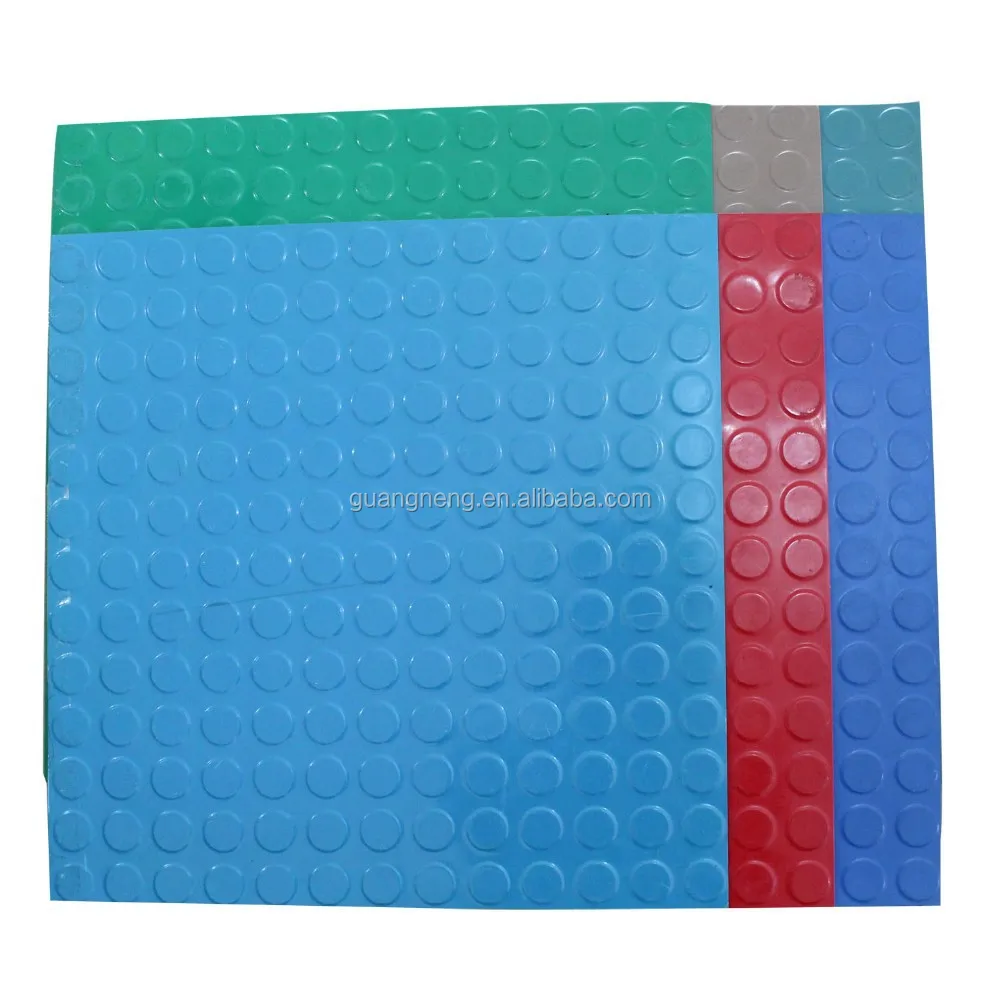 Colorful Coin Stud Rubber Flooring Roll for Car Liquid Coin Mat and Interior Floor Durable and Versatile