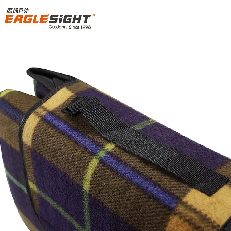 Custom Foldable Fleece Picnic Blanket Waterproof Soft for Beach Camping Hiking Traveling with Aldi Logo for Outdoor Activities