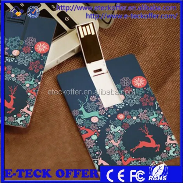 Wholesale Logo Printed USB Wallet Cheap Credit Card Drives, USB Flash Drive