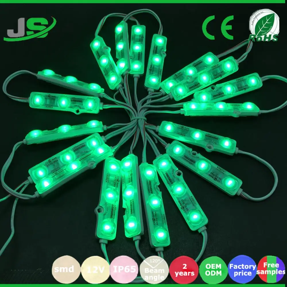 2018 led light SMD 3 chips 5630 injection module 1.2w korea with CE ROHS Certificate