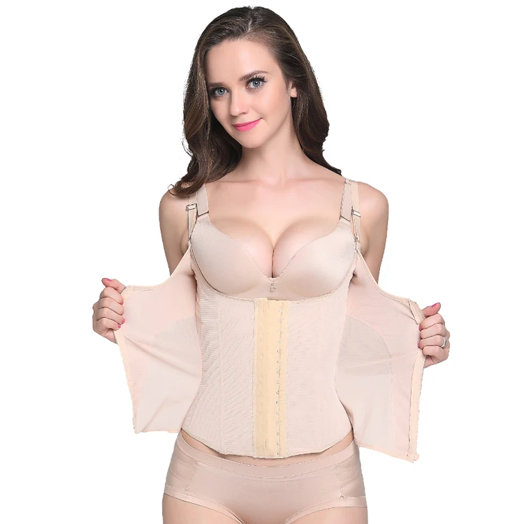 
Sensational 9 Boned Zipper Private Label Waist Trainer Vest 