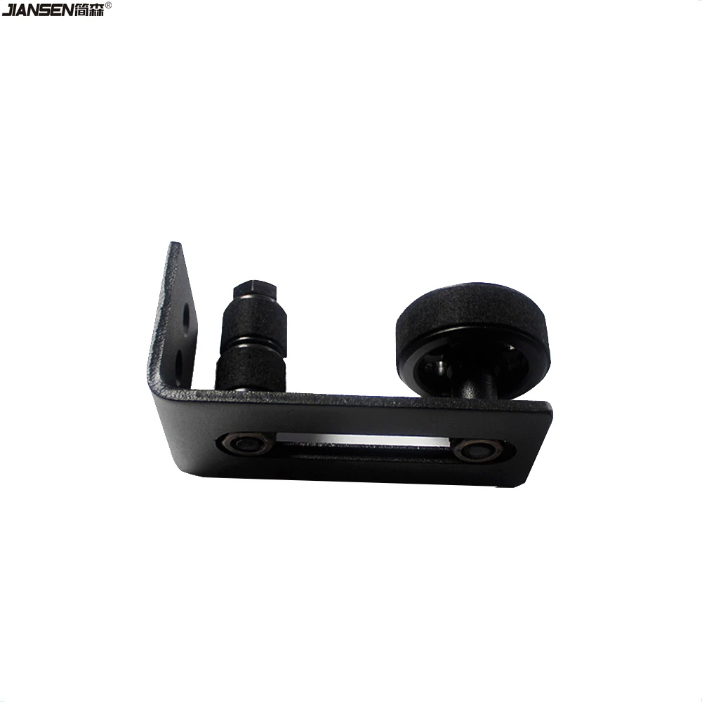 Sliding Barn Door Bottom Flat Floor Guide Stay Roller Adjustable Channel For Sliding Barn Door