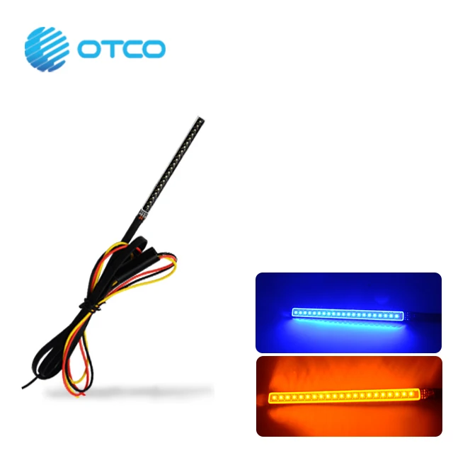 Multicolor Red Amber Blue Green Tail Light Plasma Rods Tail Light Motorcycle Custom