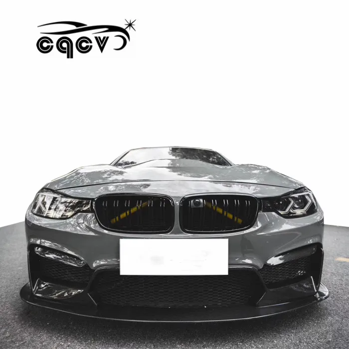 Комплект с широким кузовом для BMW 3 серии F30 F35, передний бампер, задний бампер, боковые юбки и крылья из углеродного волокна для F30 bodykit