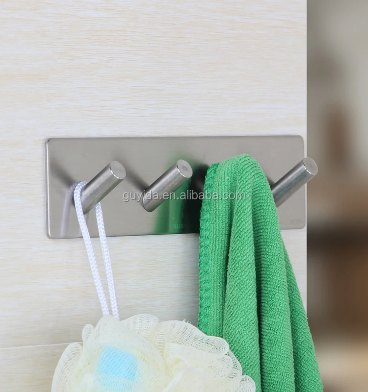 
bathroom vanities kitchen self adhesive metal wall mounted robe hook Key hanger 