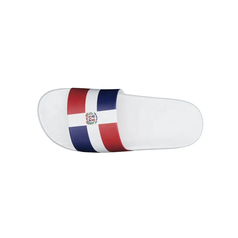 2019 JoyfulwayThe Dominican Republic flag Daily Slipper Sandals Christmas Reindeer Unisex Anti-Slip Slide Shoes