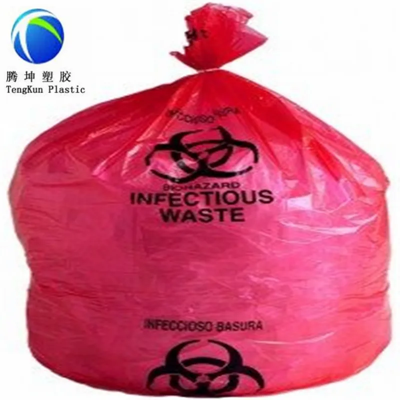 Medical Waste Red Trash Bags for Hospital