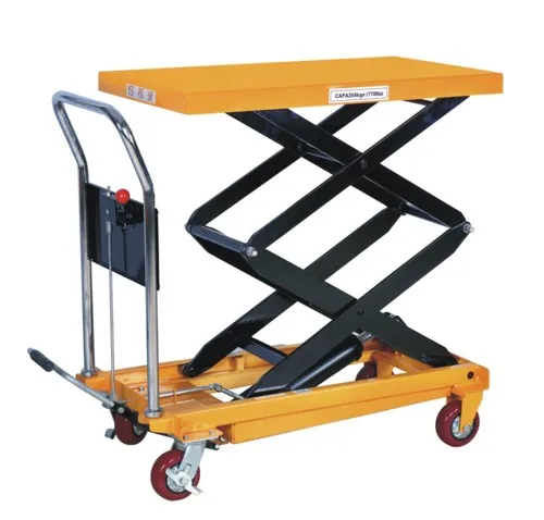 Portable car lift manual lift platform hydraulic mini forklift