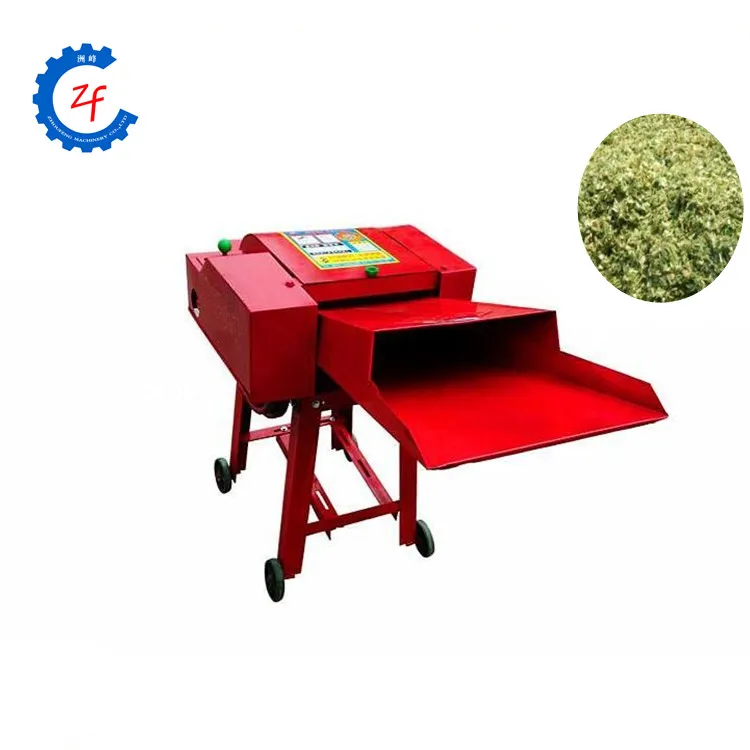 Mini Green Grass Corn Wheat Rice Stalk Forage Crops Silage Chaff Cutter Cutting Machine for Animal Feed