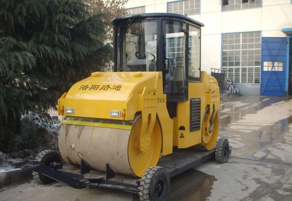 
Lutong 6ton Double Drum Vibratory Road Roller LTC6 Oscillatory Roller 