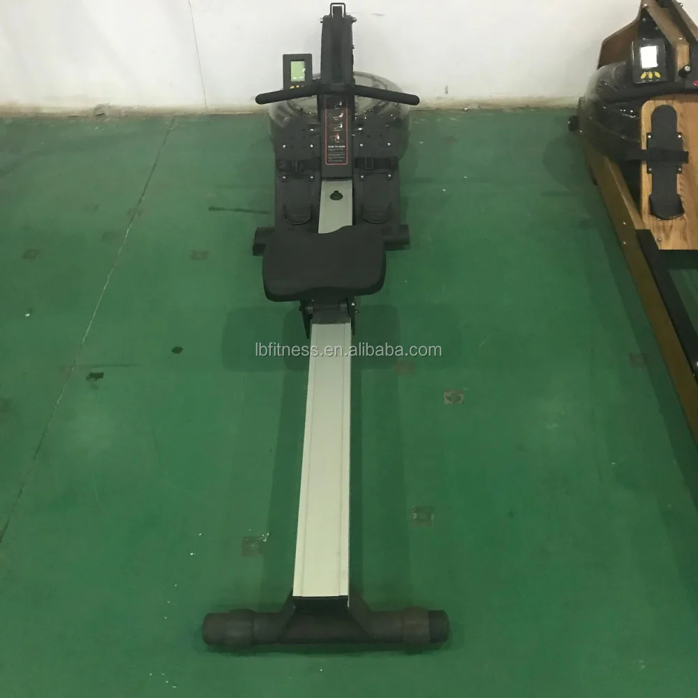 OEM Indoor Gym Fitness Equipment Mental Water Rower Rowing Machine with Monitor