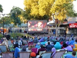 
2017 latest fashion top design led sign trailer for sale ODM 