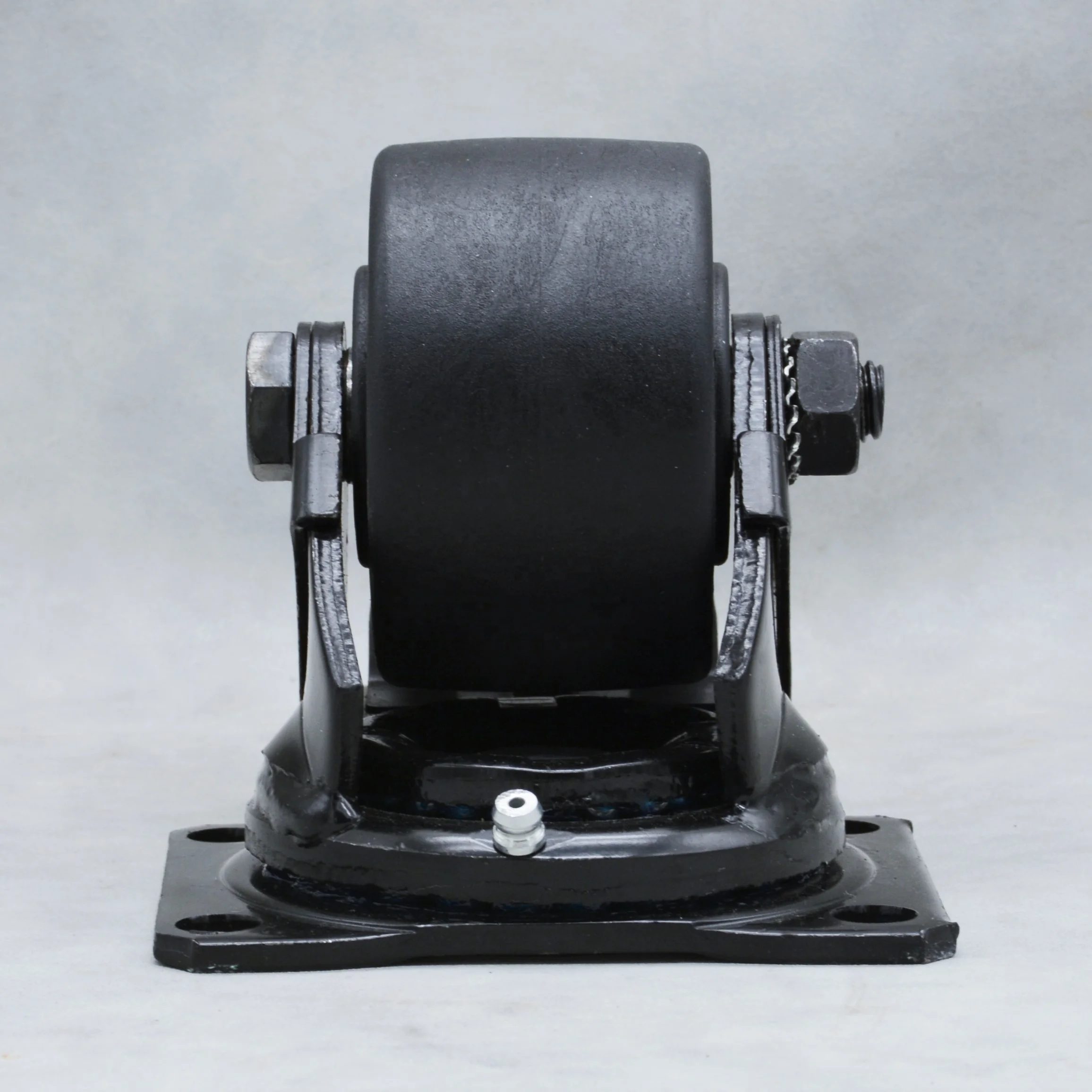 SS 550kg load 3 inch low profile commercial mask machine caster wheel with total brake