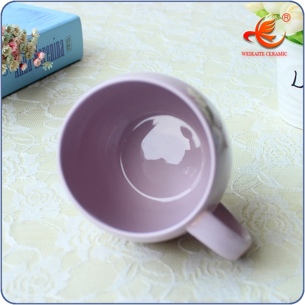 WKTM001V christmas jumbo fancy custom set purple tea mug