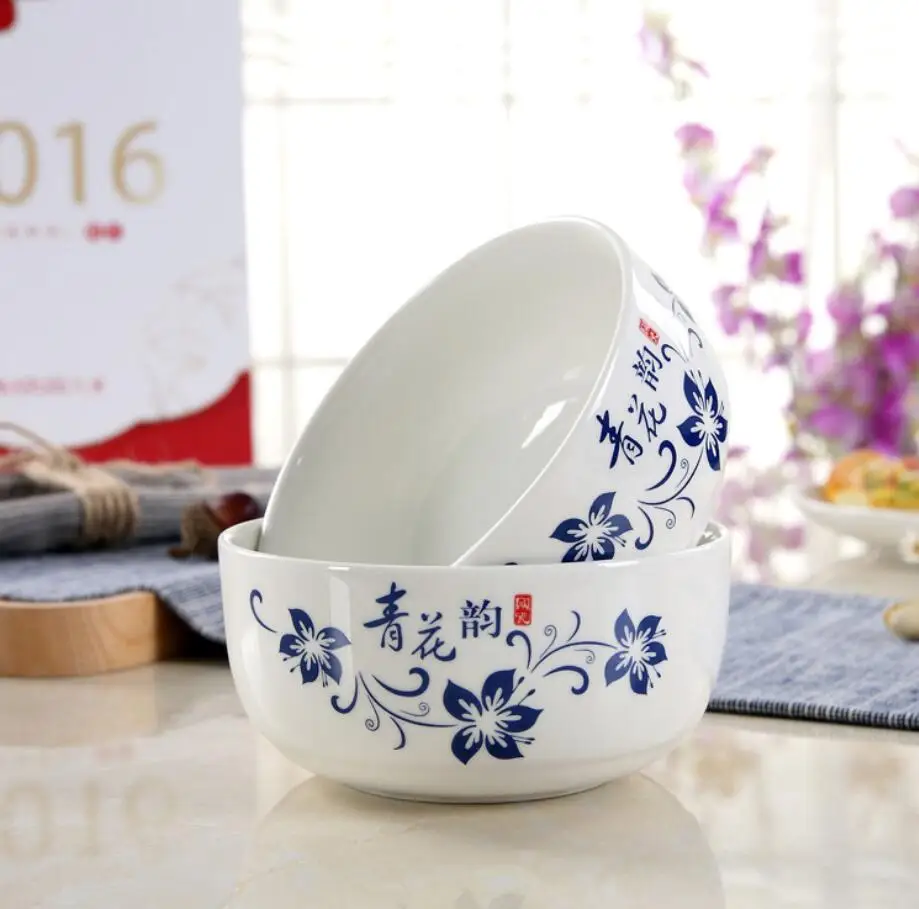 Фарфоровая суповая миска, набор, товары для дома, Китай