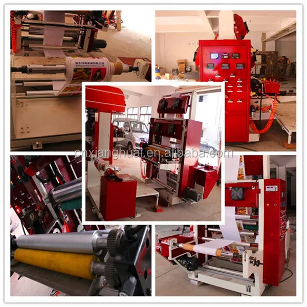 1 Color Flexo Printing Machine For BOPP Film And Paper Bags