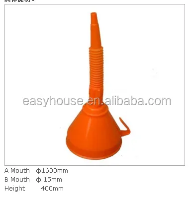
16cm 21cm 25cm food grade kitchen large square plastic funnel 