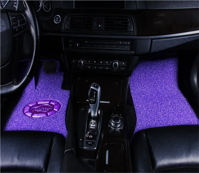 Оптовая продажа, ультрамягкий коврик из ПВХ, напольный коврик, коврик для автомобиля, двухслойный коврик