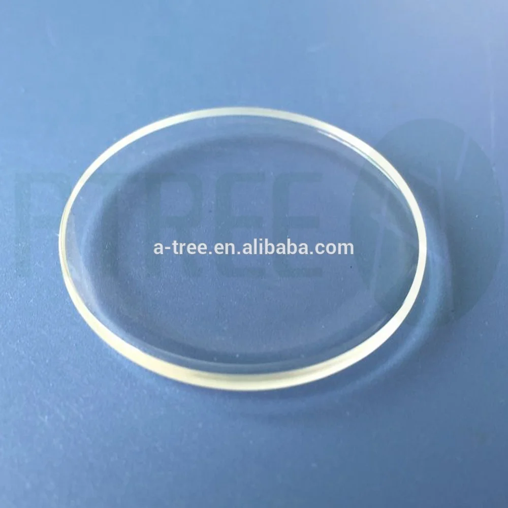 Flat Dome Shape Glass For Instrument And Wrist Watch