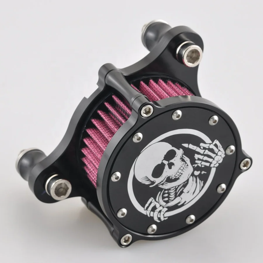 Воздушный фильтр для мотоцикла, воздухозаборная система, комплект подходит для Harley Sportster XL883 XL1200 Iron 883 48 72 sevi-two 1991-2021