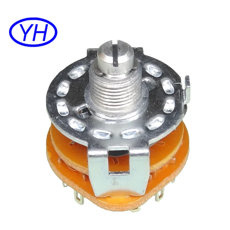 Индивидуальные 25 мм возвратной пружиной 6 положение поворотного переключателя для бытовой техники