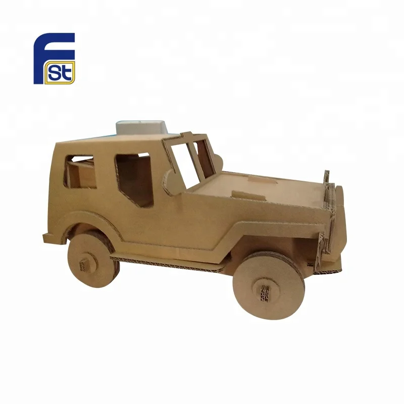 Картонная модель автомобиля для торгового центра