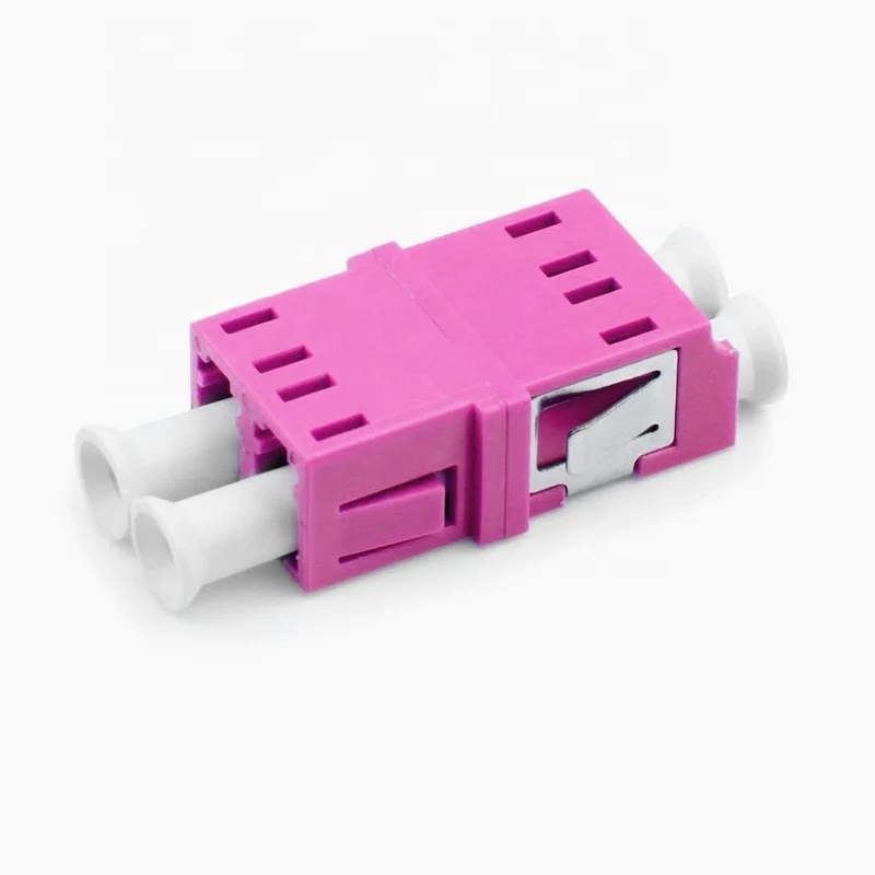LC UPC/APC Optical Fiber Adapter Single Mode Multi Mode OM3 OM4 Duplex Fiber Connector  Fiber Adapter