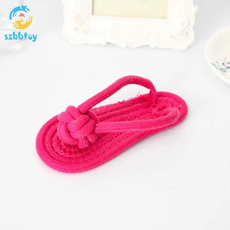 
Shoes Pet Chew Teeth Cleaning Toy Safe Durable Cotton Rope Pet Toy Dog Toy 
