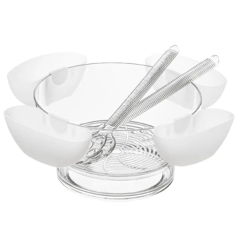 New Style Serving Cold Salad Bowl Clear Salad Bowl On Ice