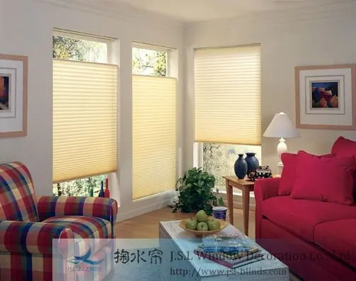 Perfect Fit Germany Cordless Pleated Window blind Shades for Home