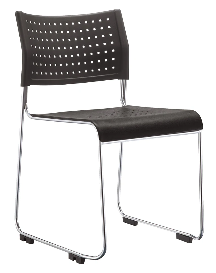 Недорогой Штабелируемый стул для встреч, пластиковый тренировочный стул