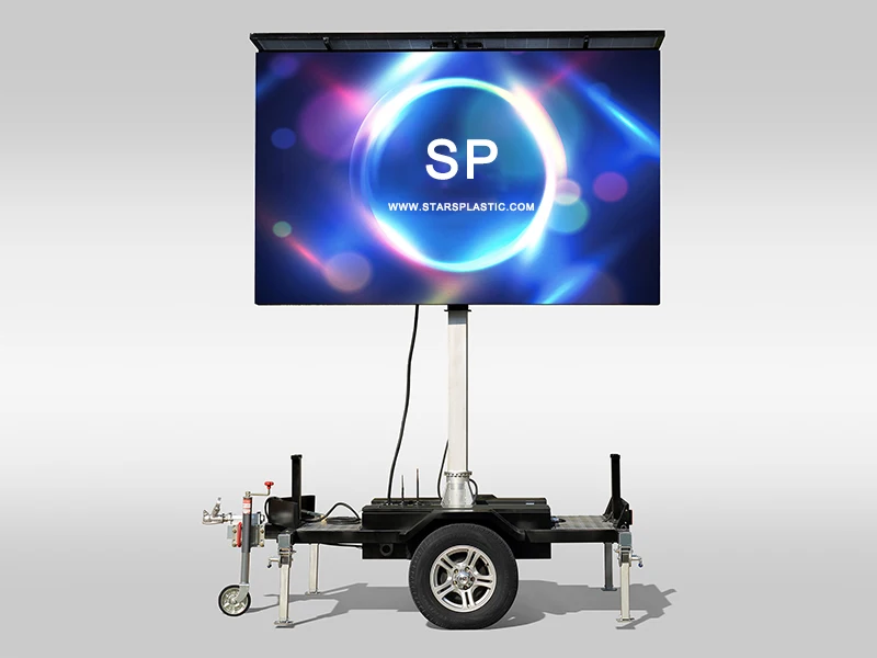 Full Color Commercial Advertising Outdoor Mobile Led Screen Trailer Advertising LED Display