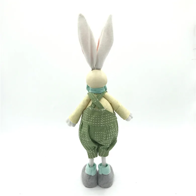 Latest Deign Spring Green Rabbit Figure Standing Doll Easter Gifts Holiday Stuffed Decorative Bunny For Home Decoration