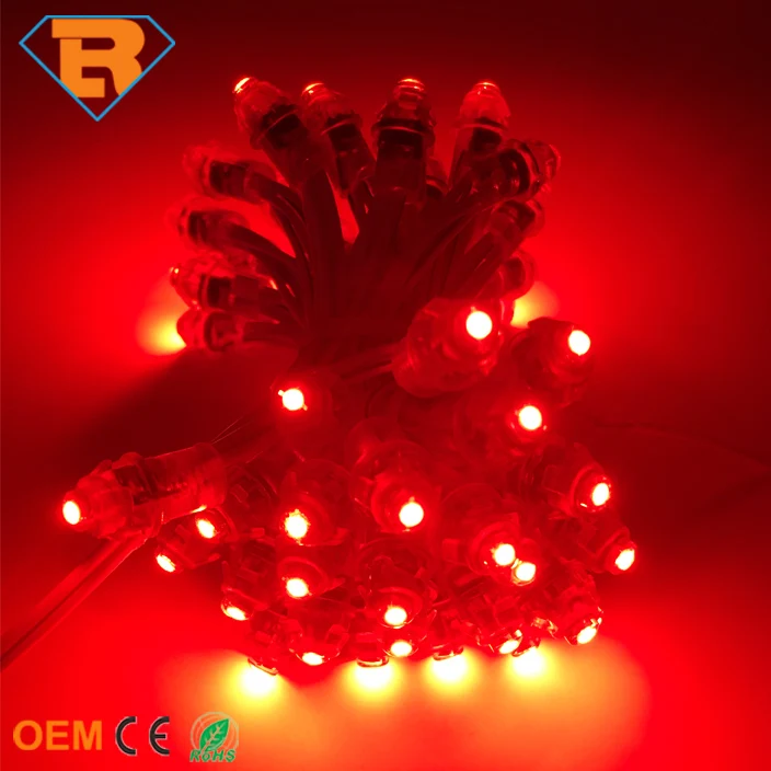 9mm 12V 5V Waterproof LED Outdoor Advertising Pixel DOT Light for Billboard