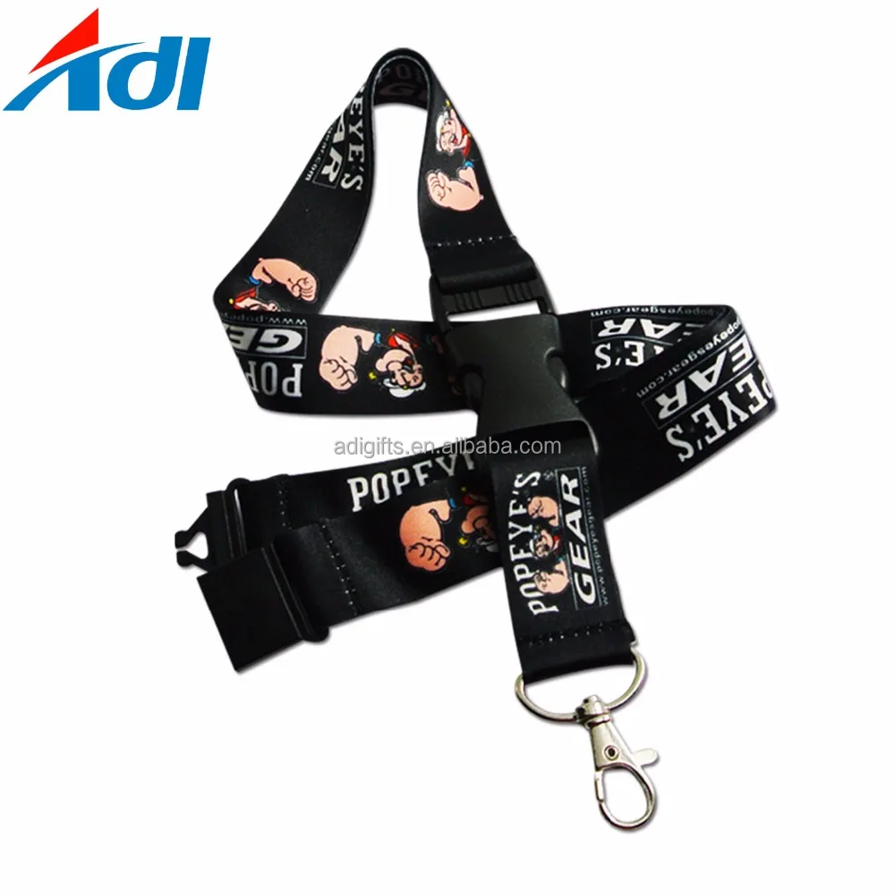 Материал брелок крючок шнурок для продажи индивидуальный логотип полиэстер сублимационная печать реклама шелкотрафаретная печать
