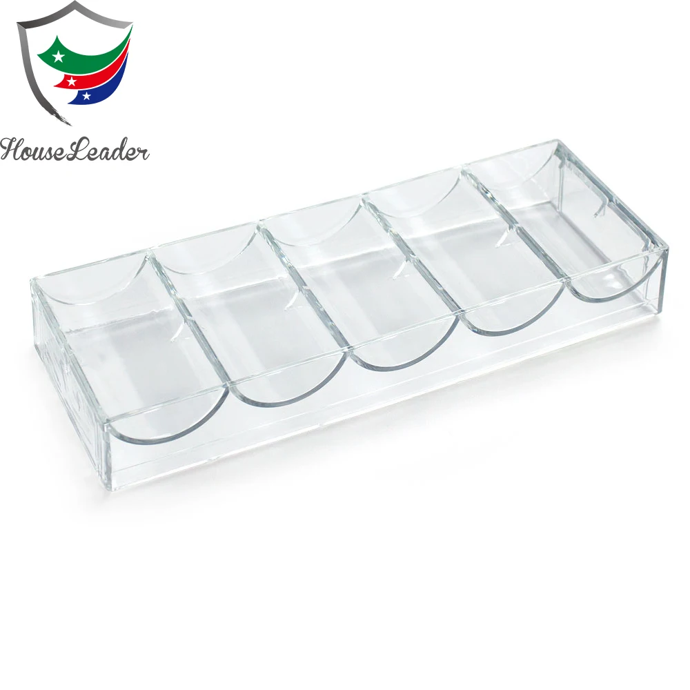 100pc Acrylic Display Poker Chip Rack