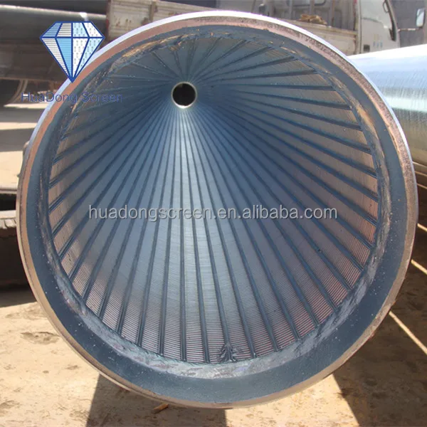 Wedge wire screen/Wire wrapped continuous slot screen/Johnson water well screen