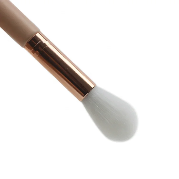 Top quality private label single eyeshadow foundation white hair makeup brush