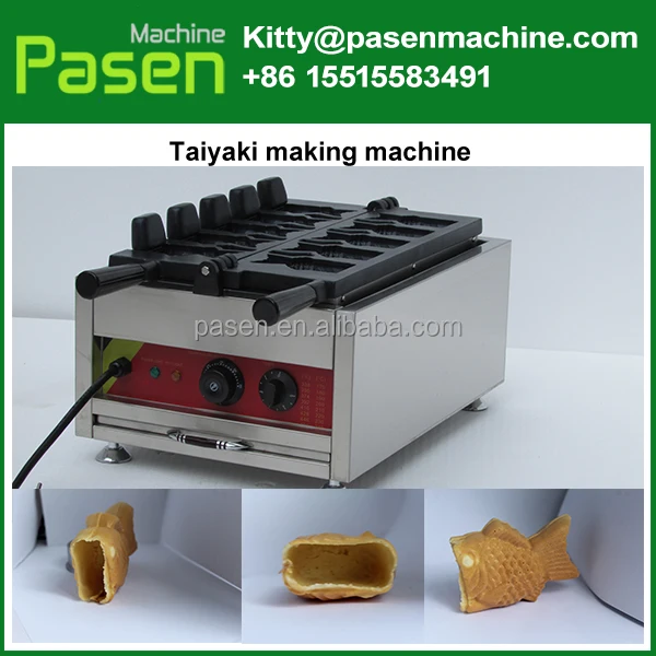  Машина taiyaki для приготовления мороженого и вафель в форме