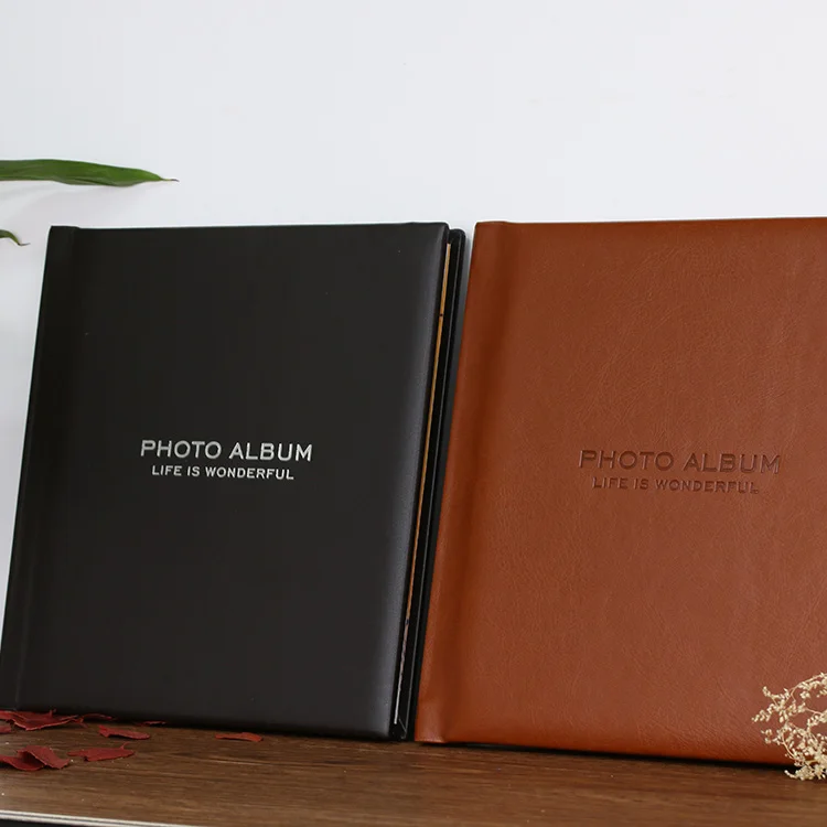 Colorful Printed Glossy Lamination A3 A4 A5 A6 Coated Paper wedding album leather photo book cover