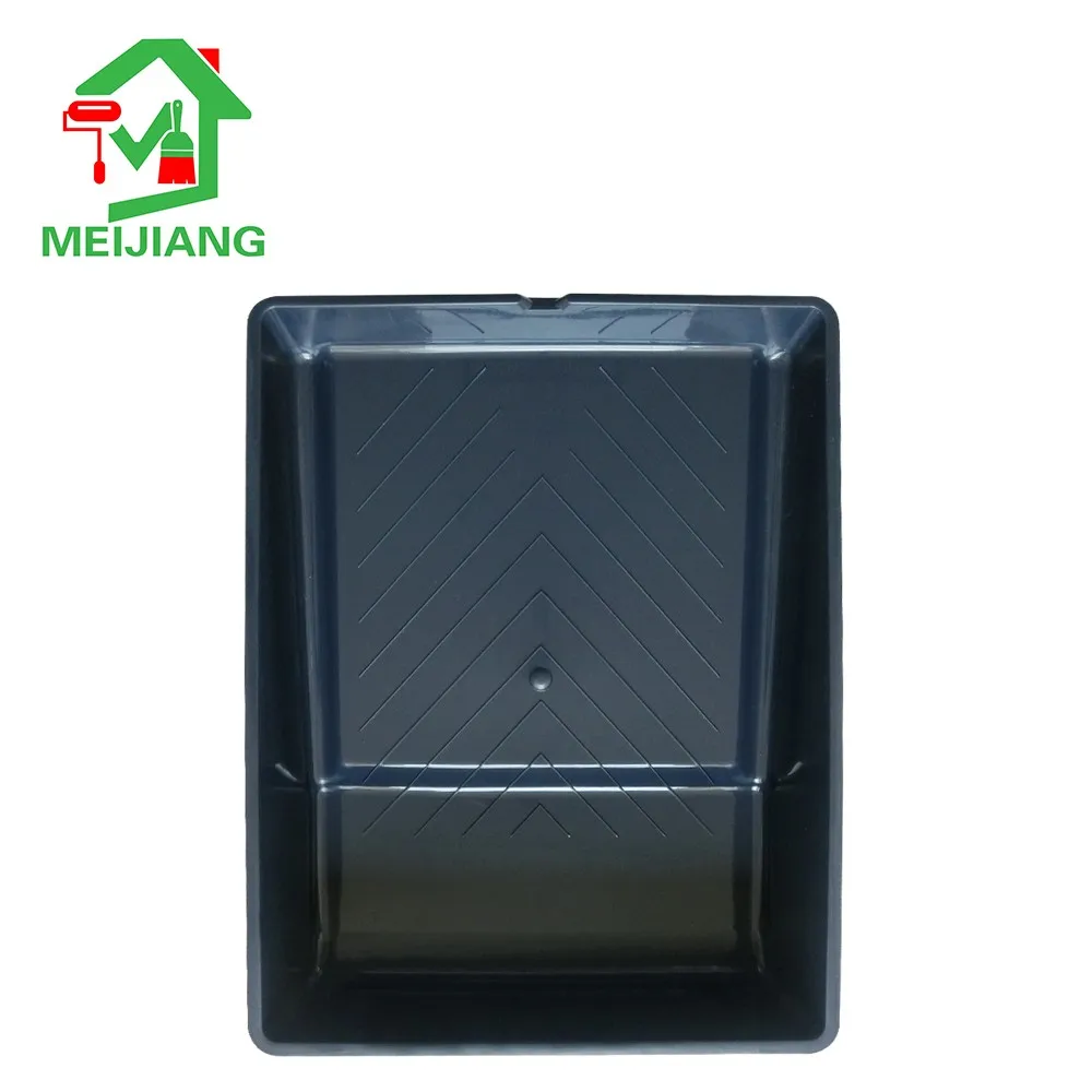 black color paint roller tools 7 inch plastic paint tray