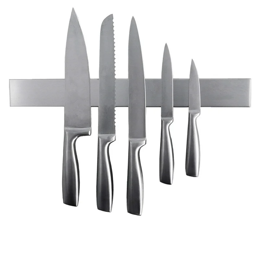 
Magnetic Knife Holder -16 Inch Stainless Steel Magnetic Knife Strip with Multi-Purpose Functionality 