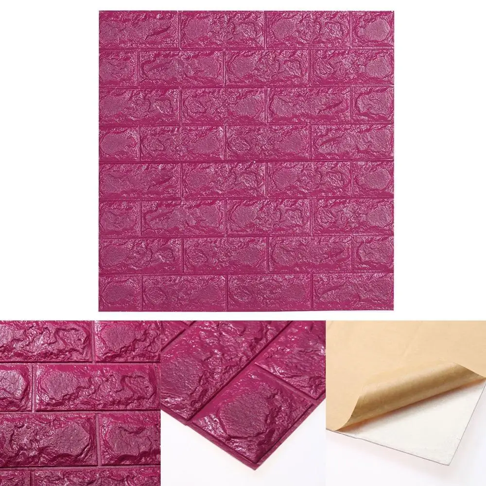 wet foam white brick washable brick effect kitchen contact removable wallpaper