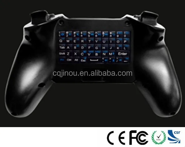 Wireless Video Game Controller with Keyboard and Headset , Large TV, PC, Smart Phone