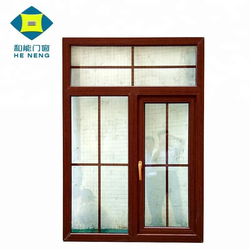 PVC  Casement Windows With Grills Design windows and doors casement windows
