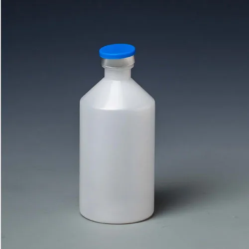 100 ml pharmacy liquid diluent plastic veterinary vaccine vials with caps