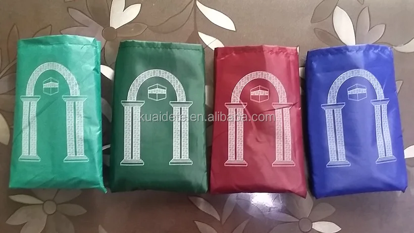 2016 Складной молитвенный коврик с компасом, мусульманские молитвенные коврики карманного размера, исламский молитвенный коврик с компасом, Распродажа по низкой цене