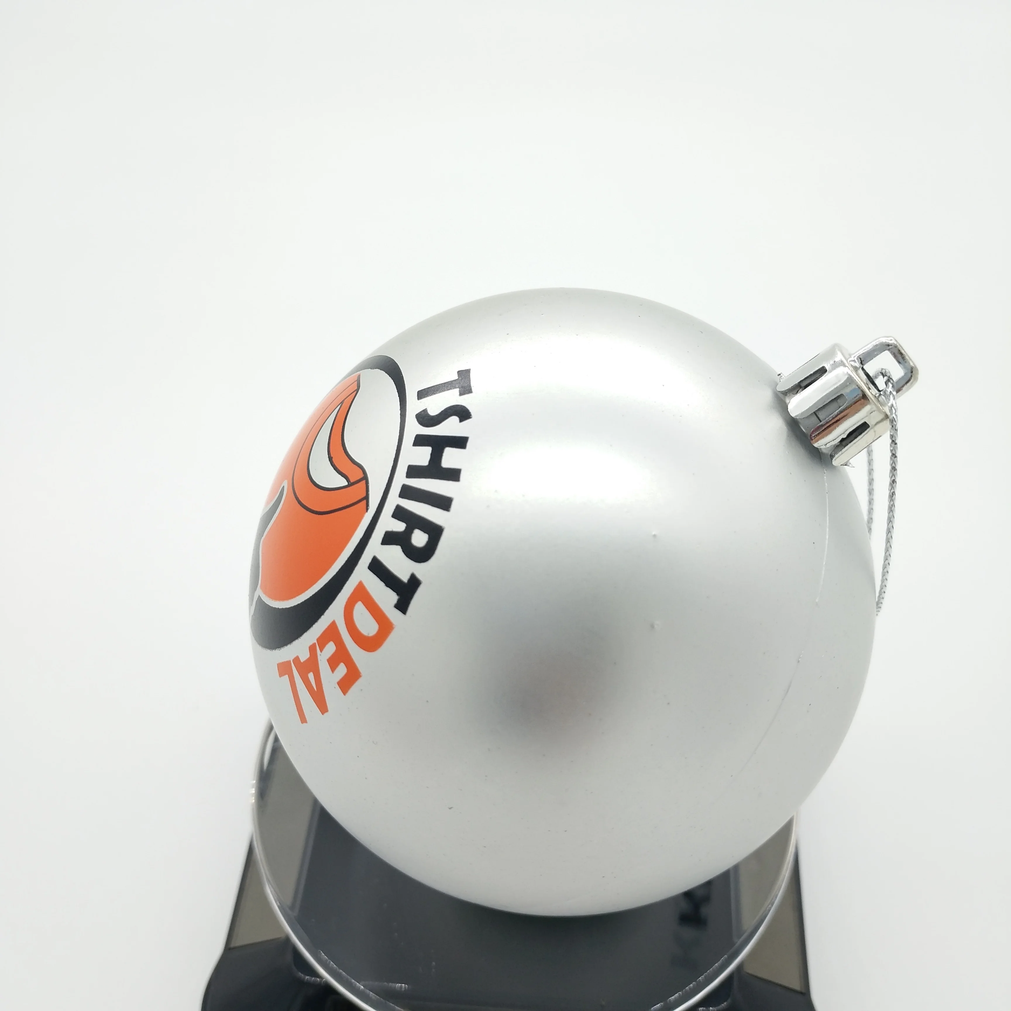 Рождественский шар 8 см из пластика, прямая печать на мяче, пластиковый Рождественский мяч с полноцветным логотипом