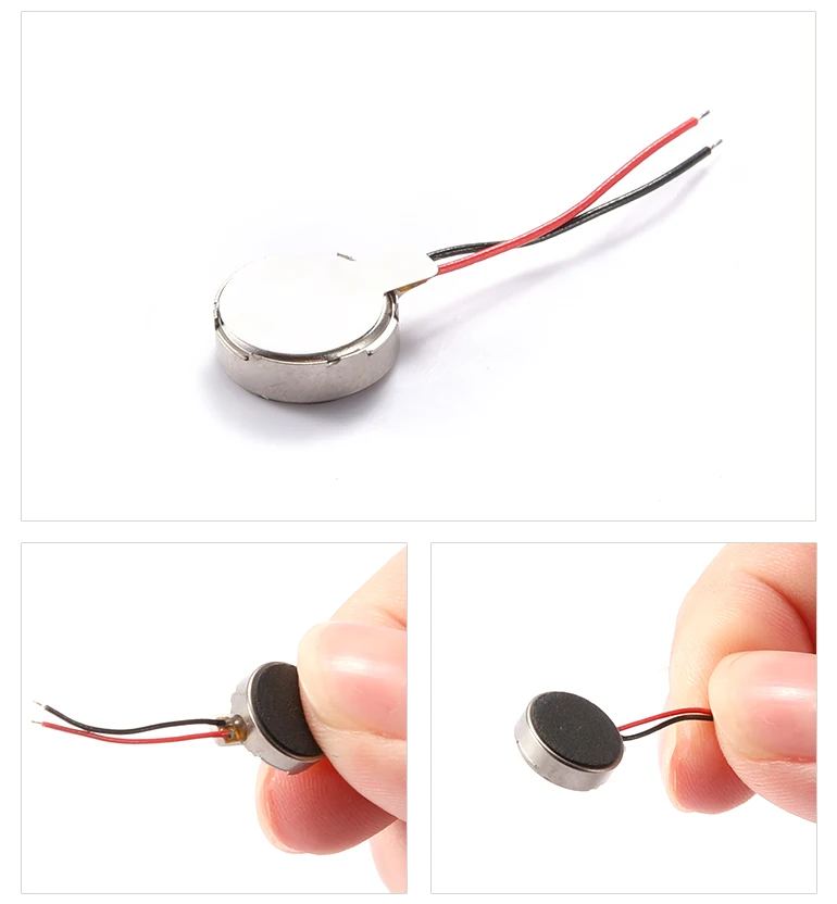 JL-A0834 health care vibrating massager micro flat motor 8mm diameter dc vibration motor